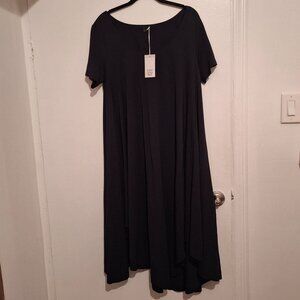 COS | Dresses | Cos Elegant Black Linen Dress | Poshmark